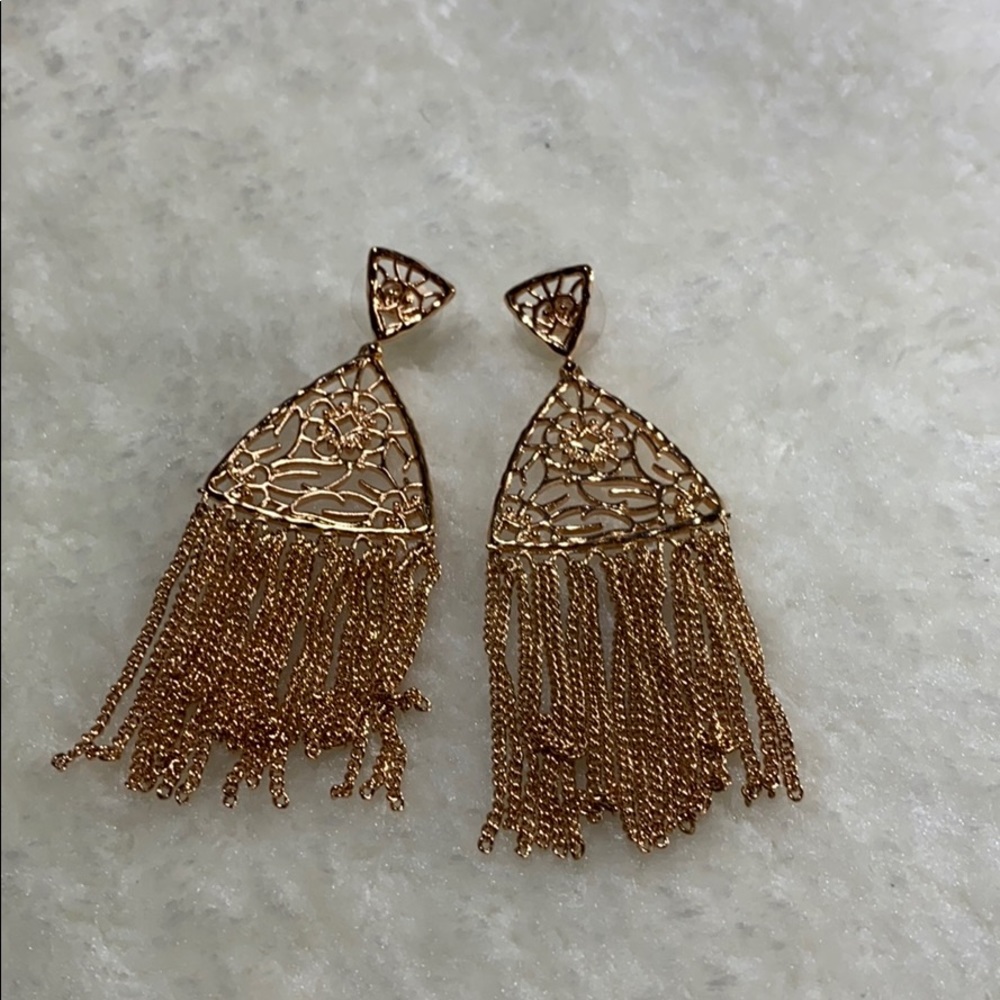 Fall 2016 rose gold earrings